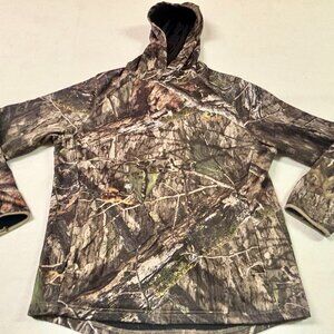 ~~Mossy Oak Men's Tech Hoodie w/Face Gaiter Zipper Pockets, M (38-40)